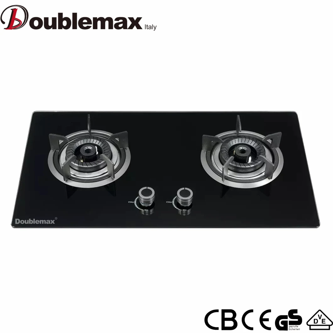 Gas Stove Htb2103I 2 Gas Burner with Gas Stove Is Tempered Glass Kitchen Surface