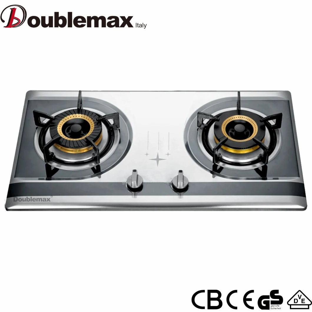 Table Top Gas Stove/Gas Cooker/Stainless Steel /2 Burners