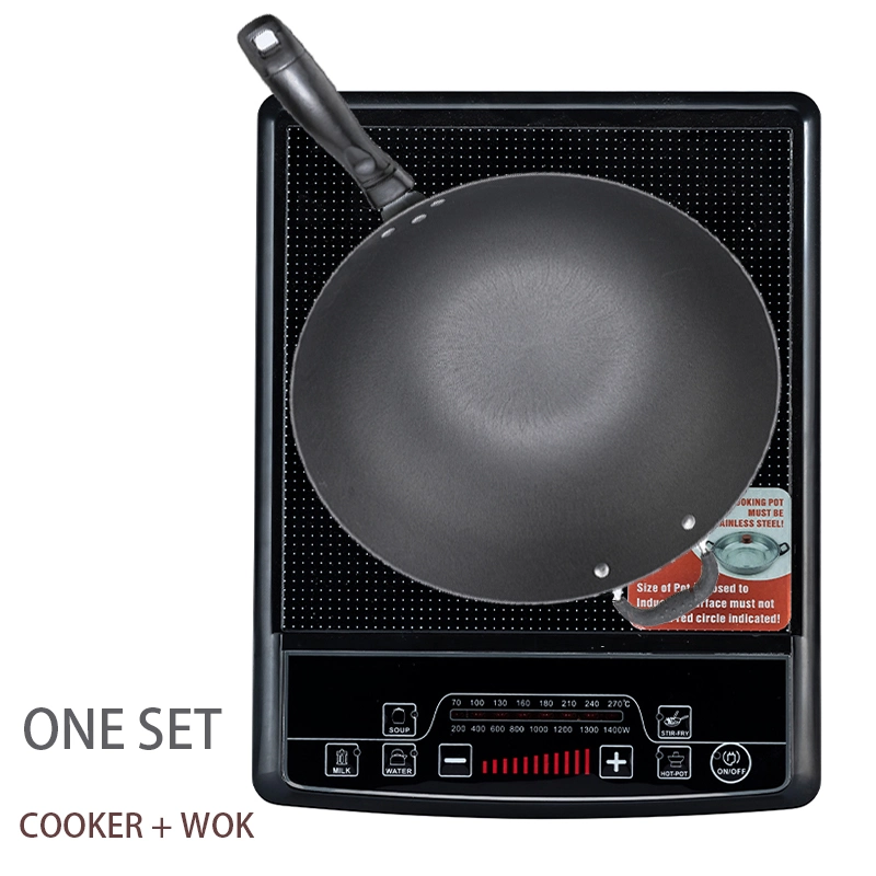 1800W Portable Induction Cooktop Ultra Slim Single Electric Countertop Burner with Digital Timer and Adjustable Temperature Control