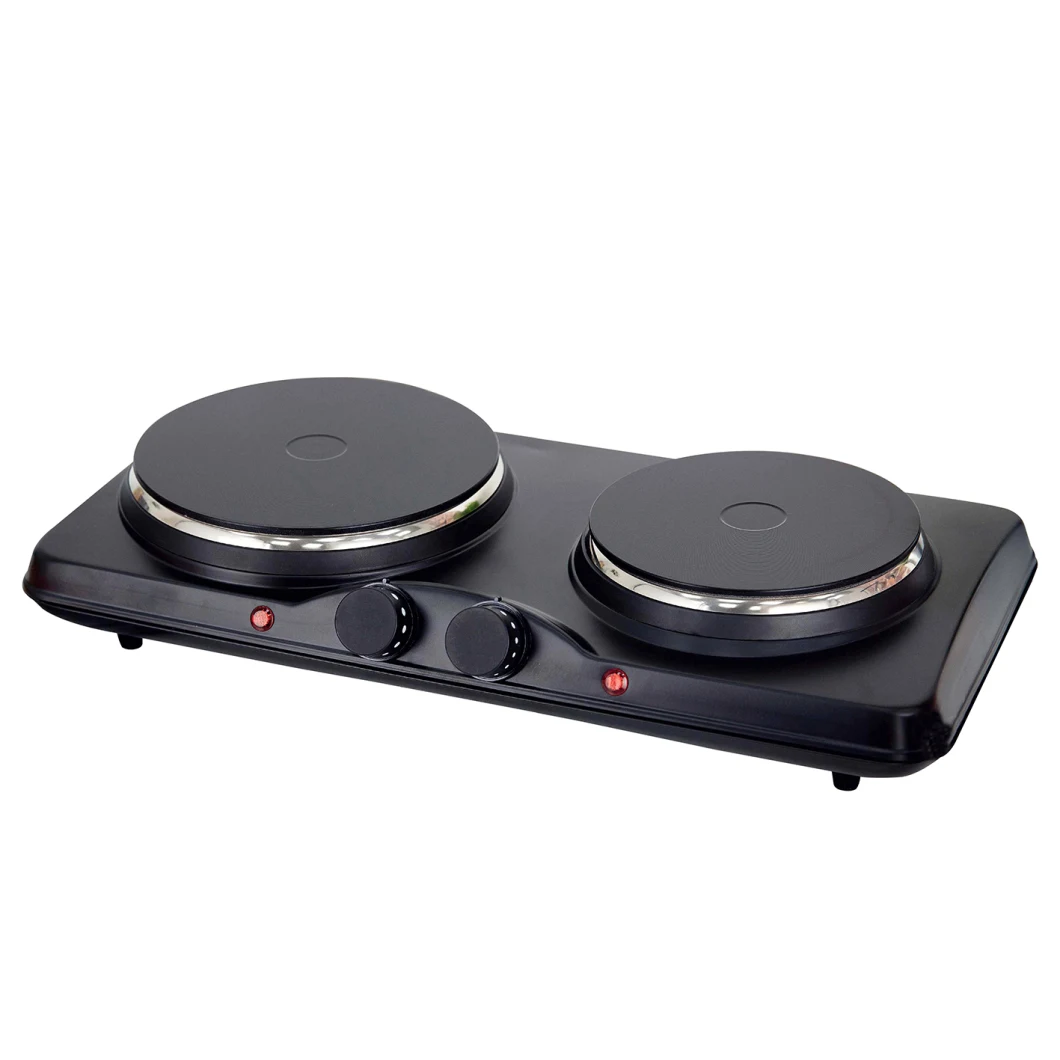 2500W High Quality Electric Hot Plate Double Burner Stainless Steel Burner