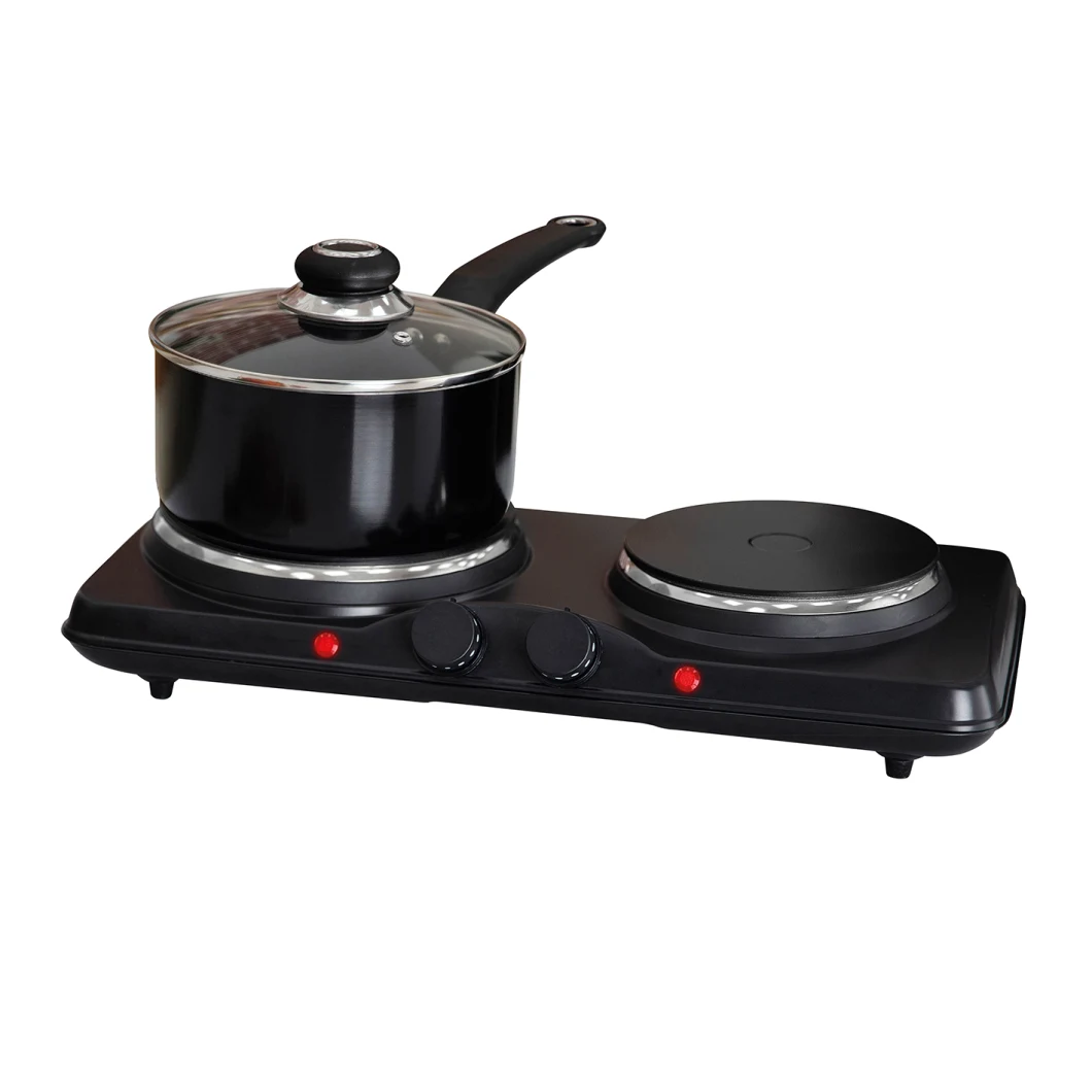 High Quality Electric Hot Plate Double Burner Stainless Steel Hotplate