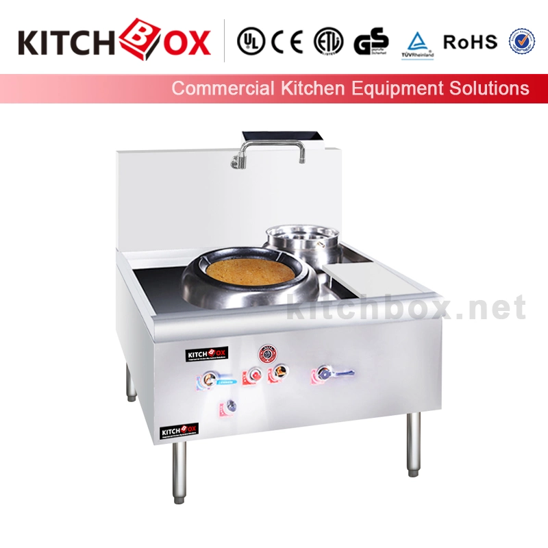 Kitchen Equipment Stainless Steel Chinese Wok Range Single Cooking Gas Burner