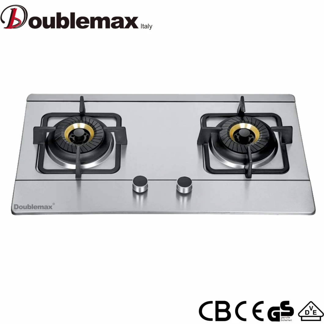 Kitchen Appliance Tempered Glass Top Gas Stove 2 Burner