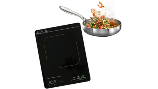 2000W Portable Induction Burner Electric Induction Countertop Burner with Touch Panel 8 Level Adjustable
