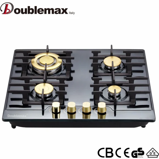 Kitchen Appliance Tempered Glass Top Gas Stove 2 Burner