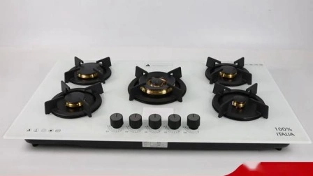 Glass Panel Gas Hob Four Burners